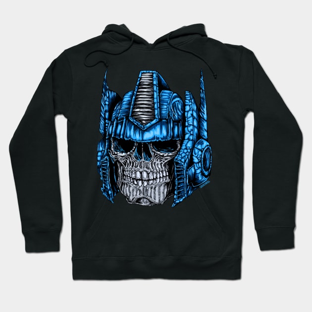 Skull Bot Hoodie by Robisrael